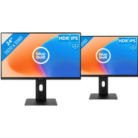 Koop BlueBuilt 24 inch Full HD Monitor Duo Pack - 6151127092035